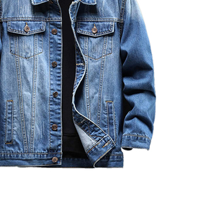 Veste en jean brodée en denim à manches longues, mode vintage décontractée, de haute qualité, à vendre à des prix raisonnables - Product Image 4