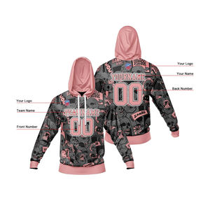 Sudaderas con Logotipo Personalizado al por Mayor, MOQ Bajo, Fabricante OEM, Impresión Serigráfica, Sudadera de Algodón y Felpa, Lisa, Unisex, Estilo Urbano - Product Image 2