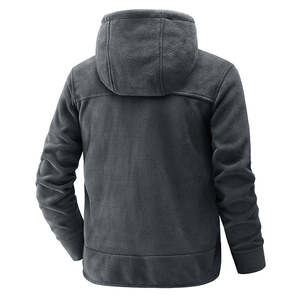 Chaqueta Polar Gruesa para Hombre con Cremallera, Cálida, Suave, Aislante, para Invierno, para Exteriores, Resistente al Frío, Duradera, Ecológica, Cortavientos y Protectora - Product Image 5