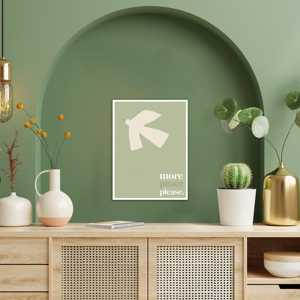 Diseño minimalista abstracto, más paz, por favor imprima - Product Image 4