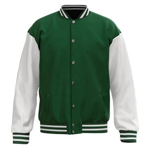 Fabricant sur mesure de vestes universitaires en cuir brodé de haute qualité pour hommes, vestes universitaires personnalisées pour hommes - Product Image 1