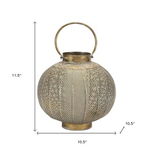 Linterna grave de aluminio con motivo de hojas Colores personalizados Decoración interior y exterior para el hogar y el jardín Diseño clásico relámpago - Product Image 5