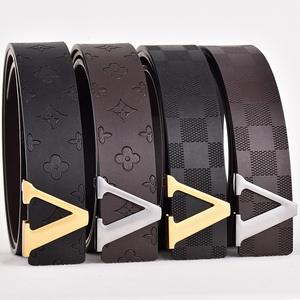 Pu Leather <b>Belt</b> for <b>Men</b> Alloy Casual Formal Including Vintage <b>Western</b> Fashion Customizable with Custom Logo - Product Image 1