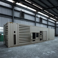 Générateur diesel à alimentation électrique, vente directe d'usine, avec moteur Perkins du Royaume-Uni, générateur refroidi par eau pour usage industriel, 1600 kW