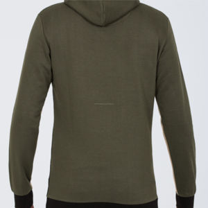 Sudadera con Capucha Casual de Invierno para Hombre, 100% Algodón, Talla Grande, Diseño con Cremallera, Logotipo Bordado, Estilo Urbano, Estampado, Varios Colores - Product Image 3
