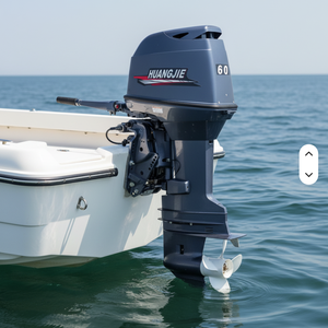 Nouveau moteur marin à essence 60 CV, deux temps, arbre long, 60 CV, démarrage facile - Product Image 1
