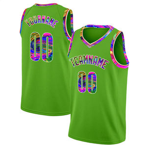 Camisetas personalizadas de baloncesto atléticas de verano, camiseta bordada para hombre con nombre y número personalizados, camisetas transpirables - Product Image 2