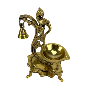 Venta caliente latón Diyas Pooja accesorios Lotus Diyas para decoración del hogar Festival decoración regalos de Navidad Diwali regalo - Product Image 4