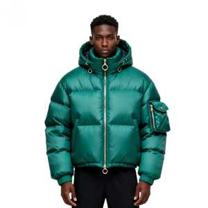 Customized Casual Wear Men's Puffer Jackets with <b>Stand</b> Collar Premium Quality Men Puffer Jacket Available in Different Colors - Product Image 1