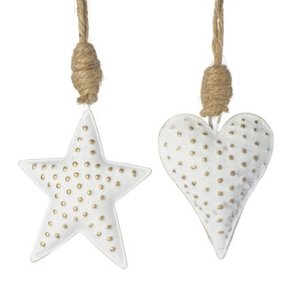 Perfect Combination Metal Heart Highly Painted With Custom Finishing Best for <b>Hanging</b> Use Perfect Home and Christmas Decor - Product Image 1