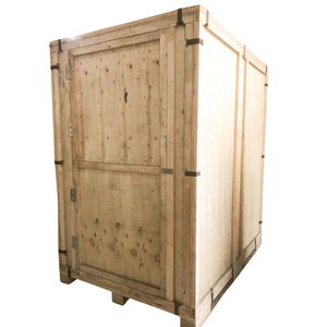 Premium Heavy Duty Stackable Plywood Wooden Cargo Storage <b>Box</b> with Access Door Reusable Shipping <b>Crate</b> Custom Logo from Vietnam - Product Image 6