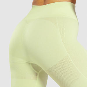 Shorts Deportivos de Cintura Alta para Mujer, Marca Privada, con Botones y Remaches, Personalizables OEM, Transpirables, para Entrenamiento - Product Image 2