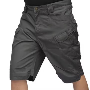 New Style <b>Men's</b> Sporty Utility 3D Pocket Cargo Cotton Half <b>Pants</b> 6 Pockets Solid Breathable Elastic Waist Woven Casual Shorts - Product Image 4