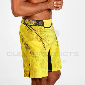 2024กางเกงต่อยมวยแบบมืออาชีพ UFC กางเกงขาสั้น MMA แบบยาวพอดีตัวกางเกงขาสั้นต่อสู้ของแท้ - Product Image 4