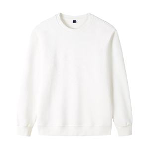 Sweatshirts d'hiver en molleton de coton mélangé personnalisables pour hommes, couleur unie, logo personnalisé de haute qualité, vente en gros - Product Image 5