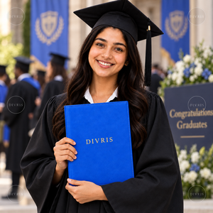 Carpeta de Presentación de Certificado de Graduación Personalizada con Logotipo Escolar en Relieve Dorado, Impermeable y Ecológica - Product Image 3