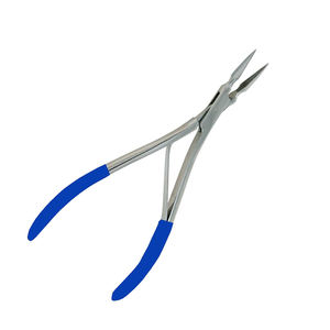 Virtus Splinter Forceps Ressort unique en acier inoxydable allemand Source d'alimentation manuelle Poignée revêtue de bleu avec joint de boîte - Product Image 2