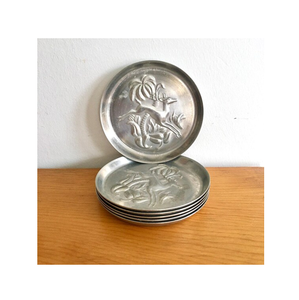 Posavasos de metal de diferentes formas redondas brillantes con monograma de acero inoxidable personalizado al mejor precio - Product Image 2