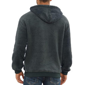 Top Quality Latest Arrival Pullover Men <b>Sherpa</b> Fleece <b>Hoodies</b> / Best Selling Breathable Men Windproof <b>Sherpa</b> <b>Hoodies</b> for Sale - Product Image 2