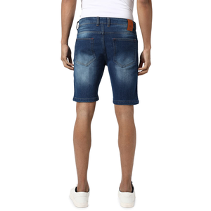 Pantalones cortos de mezclilla informales de calidad superior para hombre, pantalones cortos de moda lavados con diseño personalizado, pantalones directamente Bangladesh - Product Image 5