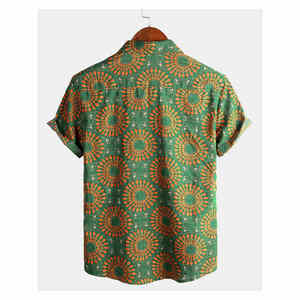 High Street Regular Fit Camisas de hombre Precio barato Ropa de playa Manga corta Moda Calidad Premium Camisas de hombre hawaianas - Product Image 2