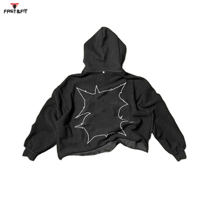 Gran oferta, sudaderas con capucha para hombre de la mejor calidad, invierno al aire libre, cómodo, 100% algodón, bordado, diseño de desvanecimiento solar, vendedor superior - Product Image 2