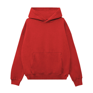 Sudadera con capucha de rizo de algodón de alta calidad para hombre, chaqueta acolchada con bordado de letras, jersey de gran tamaño, bolsillo en relieve, otoño 3D - Product Image 6