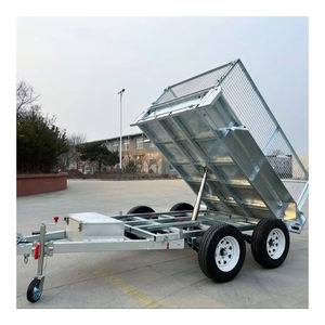 Cage en acier galvanisé robuste Remorque Maille amovible Côtés Renforcé Plancher Engrenage Haute Productivité Transport facile de marchandises - Product Image 5