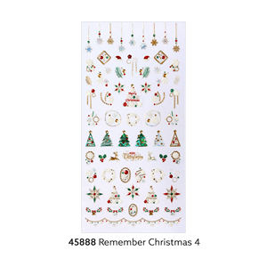 ShineB-calcomanía de árbol de Navidad #45888 para decoración de uñas, pegatinas de alta calidad, bolsa de varios tamaños, belleza personalizada, hecho en Corea - Product Image 2