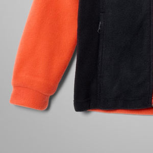 Sweat-shirt pour garçons avec design à blocs de couleur et logo personnalisé, prix d'usine bon marché pour les acheteurs en gros, fermeture éclair / col montant - Product Image 3