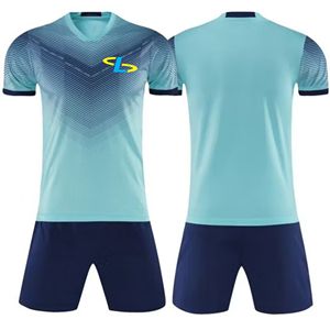 Ensemble de maillots de football à manches courtes respirants et à séchage rapide, dernier style, pour adultes, haute qualité, vente en gros, 100% polyester - Product Image 6