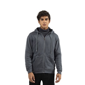 Sudaderas con cremallera para hombre, sudadera en blanco de ajuste Regular para hombre, suéteres de diseño personalizado de alta calidad 2024, Sudadera con capucha de algodón - Product Image 1