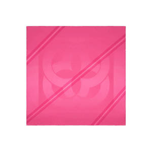 Fuchsia Silk Jacquard Striped <b>Square</b> <b>Scarf</b> - Product Image 1