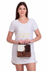 2025 New Design Fashion Durable Cow <b>Leather</b> Crossbody Handbag Genuine <b>Leather</b> Lady'<b>s</b> Handled <b>Bags</b> Factory Direct Wholesale - Product Image 2