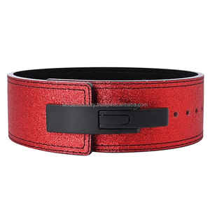 เข็มขัดคาดเอวยกน้ำหนักแบบหัวเข็มขัดปรับระดับได้สำหรับยิมฟิตเนสยกน้ำหนักเข็มขัดแวววาว - Product Image 4