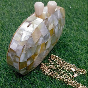 Vente chaude nacre femmes mode plage Style main sac à main/pochette/dames sac à main de l'inde par RF artisanat - Product Image 6