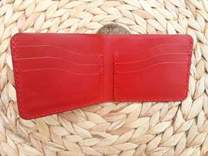 Portefeuille à deux volets en cuir véritable de luxe de qualité supérieure pour hommes avec BFW-0162 de cartes - Product Image 5