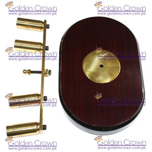 Base para Asta de Bandera Ceremonial de Madera de Palisandro, Cuatro Postes, Tamaño y Impresión Personalizables, para Uso con Bandera Nacional - Product Image 3