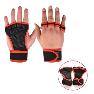 แผ่นรองยกน้ำหนักสำหรับผู้ชายถุงมือยางนีโอพรีนแผ่นรองฝ่ามือไม่ลื่นออกแบบโลโก้ได้ตามต้องการ - Product Image 3
