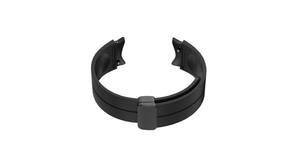 Bracelet de montre sport Galaxy unisexe noir GL001, léger, réglable, résistant à l'eau, en silicone, boucle en acier inoxydable 20-22 mm, montre intelligente - Product Image 3