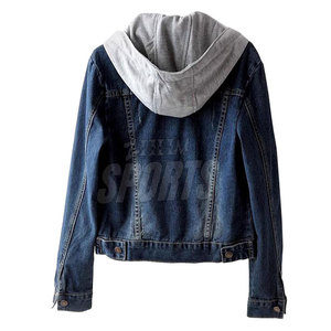 Women's Casual Windproof Hooded Jacket Solid Front Printed 100% Cotton Eco-Friendly Winter Outwear-Wholesale - Product Image 2