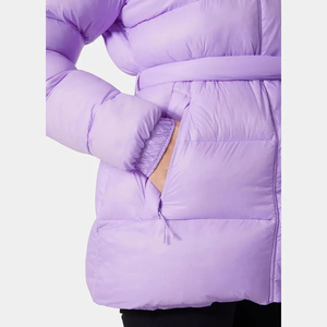 Veste matelassée pour femme de haute qualité, personnalisée, noire, OEM, fermeture éclair intégrale, ourlet réglable et matelassée, veste d'hiver en duvet pour femme - Product Image 3