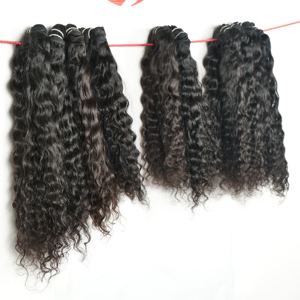 เครื่องต่อผมมนุษย์แบบไม่ผ่านกระบวนการผมมนุษย์ทำจากธรรมชาติ100% ไม่ผ่านกระบวนการผมชาวอินเดียทรงลึก - Product Image 1