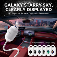 Projecteur d'étoiles USB, lampe d'ambiance Voie lactée pour l'intérieur de la voiture, la chambre à coucher, projection au plafond, gadget