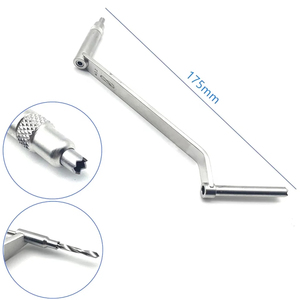 Surgical Orthopedic Double <b>Drill</b> Sleeve <b>Guide</b> Manual German Stainless Steel for General Surgery Custom Packing Available - Product Image 3