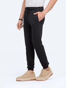 Pantalons de survêtement en molleton de haute qualité en gros, sans marque, avec poches, logo personnalisé, pantalons de survêtement surdimensionnés pour hommes - Product Image 2