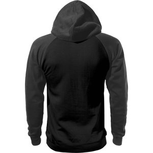 Sudadera con capucha de dos tonos de algodón 100% para mujer, invierno, cálido, amarillo, negro, transpirable, secado rápido, estilo urbano, Logo frontal, cuello con capucha - Product Image 6