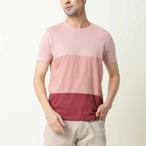 Vente chaude 2023 unisexe hommes T-Shirt personnalisé couleur bloc conception longue longueur en gros pour hommes et garçons - Product Image 3