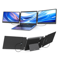 Factory Direct S3 IPS FHD 1080P Extender d'écran d'ordinateur portable Moniteur externe portable de 14 pouces pour ordinateurs portables 13 "-17.3" Gaming d'affaires