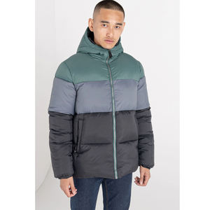 Alta calidad al aire libre de invierno a prueba de viento ropa de trabajo impermeable logotipo personalizado acolchado hombres abajo chaqueta acolchada - Product Image 3